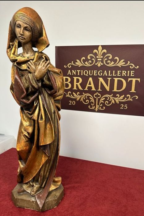 Figura Rzeźba 75 cm św. Elżbieta  XIX w