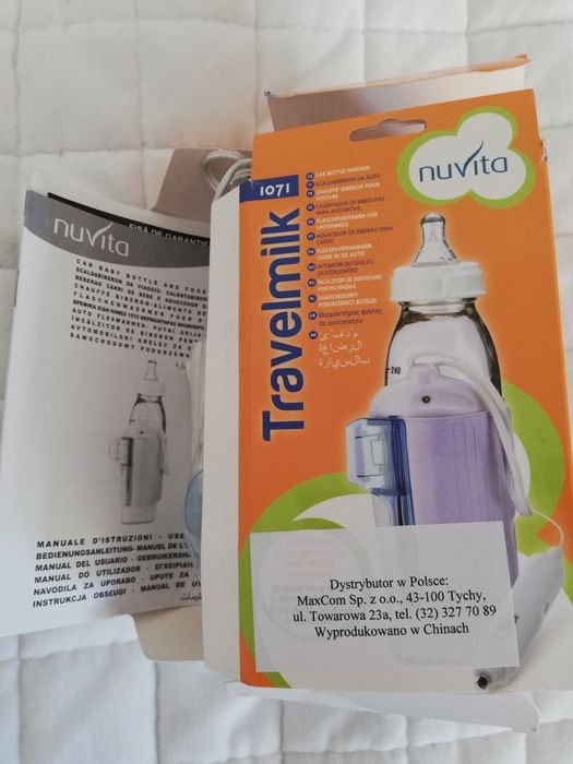 Elektroniczny podróżny podgrzewacz do butelek