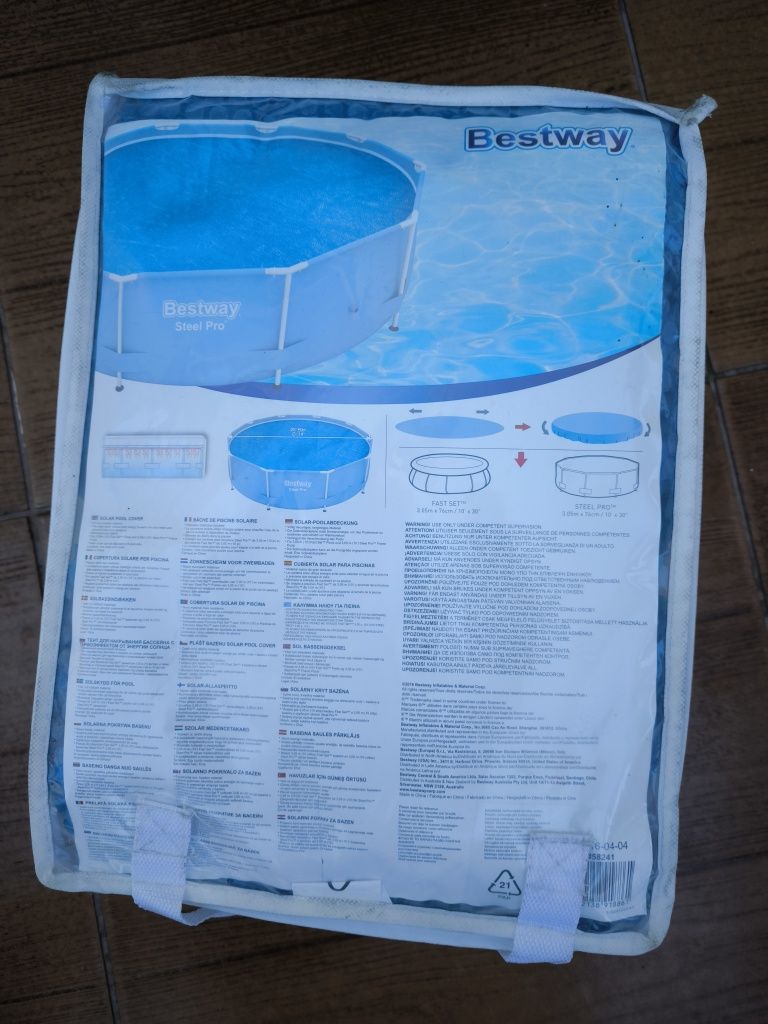 Cobertura Solar Piscina 3,05x76cm, Bestway