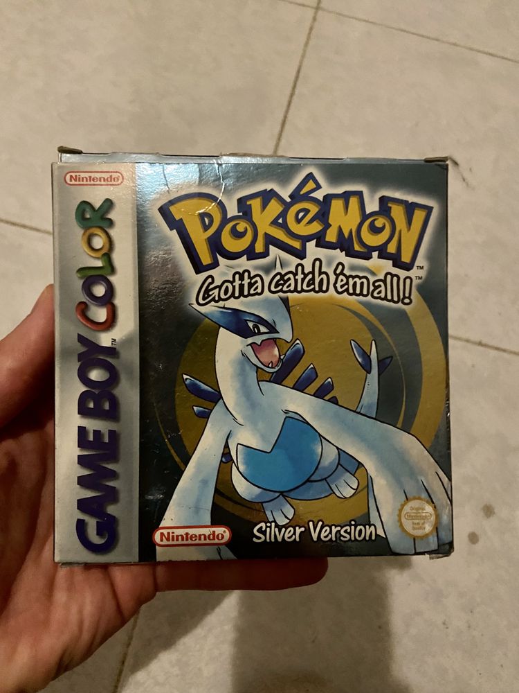 Pokémon Silver (caixa completa, selo IGAC, nacional)