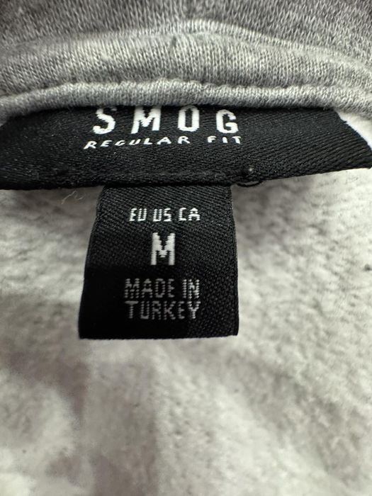 Сіра толстовка ,худі Smog з крилами