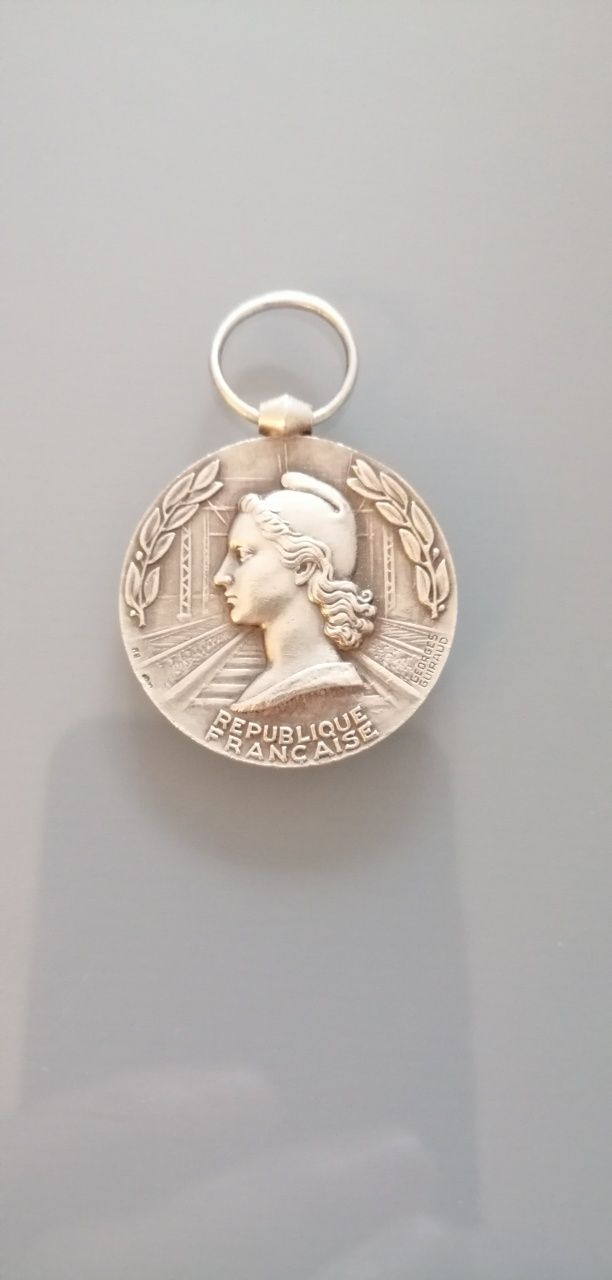 Medal odznaczenie Francja silver