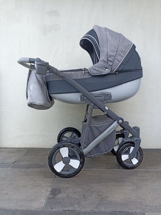 Wózek 3w1 camarelo canillo