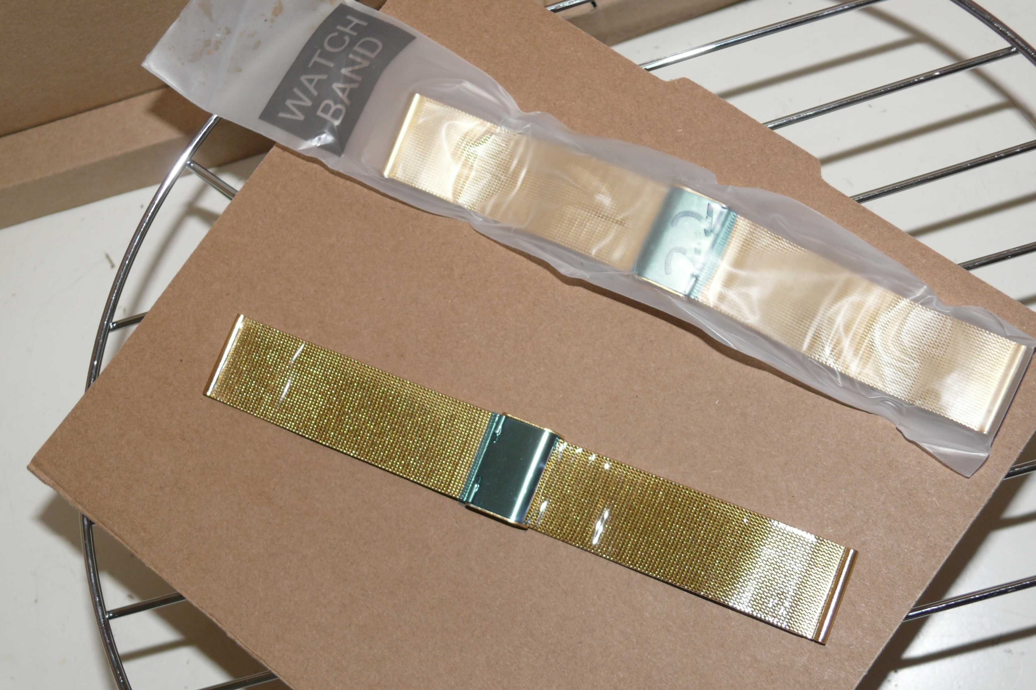 Bracelete universal - Metal Malha dourada