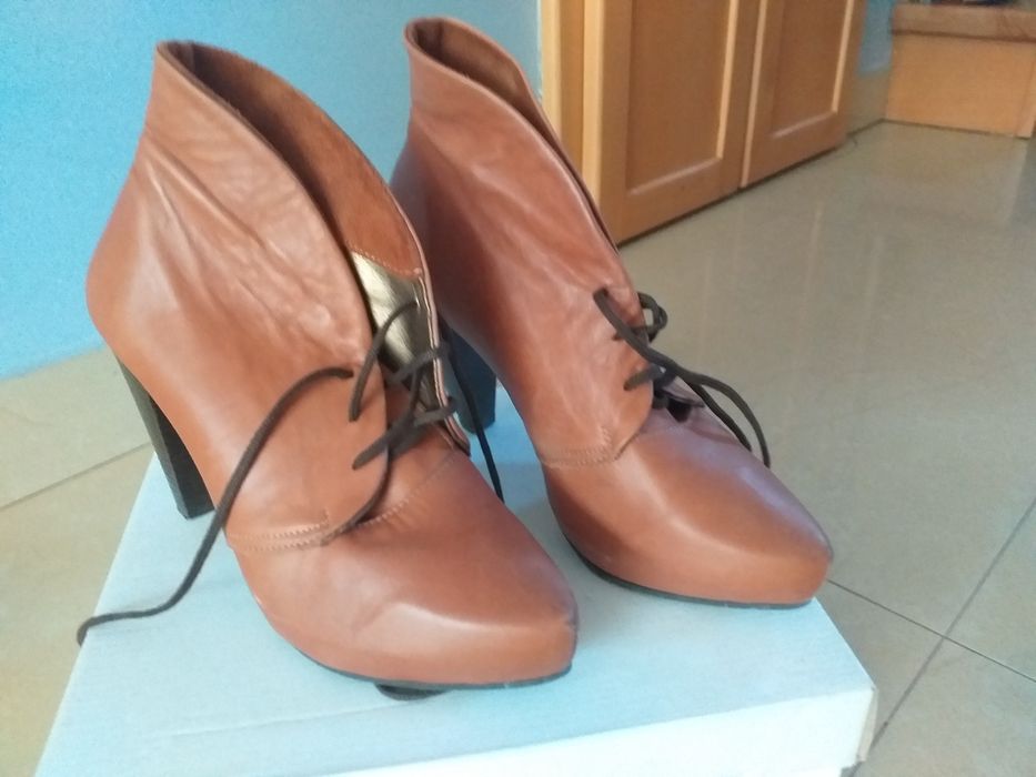 Botki skóra r 40