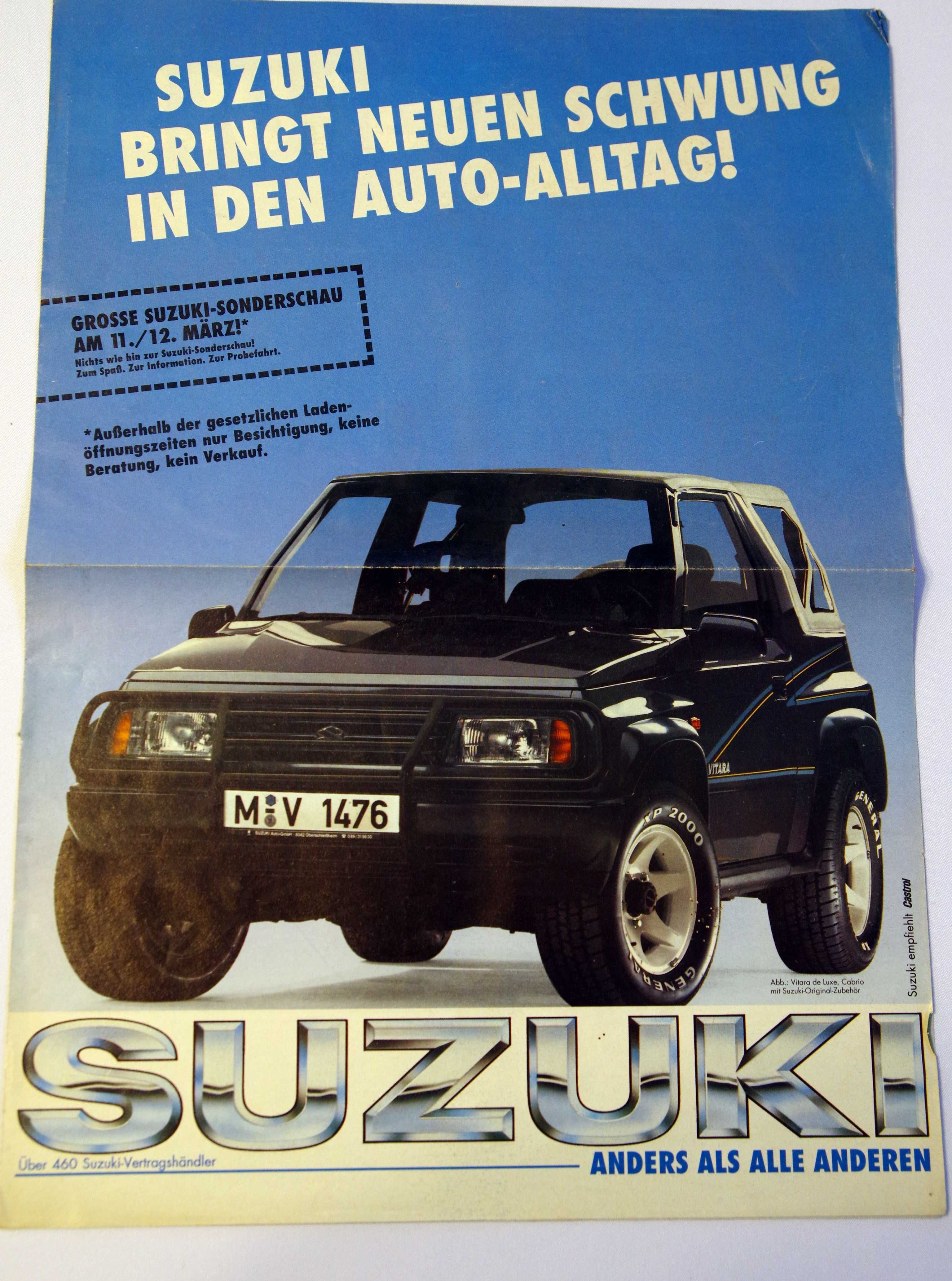 SUZUKI Vitara Swift Alto Samurai - reklamówka