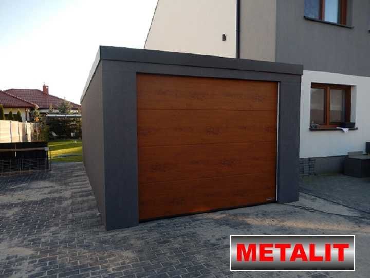 Garaż tynkowany Garaże Tynkowane Blaszane Blaszak Blaszany altanka Dom