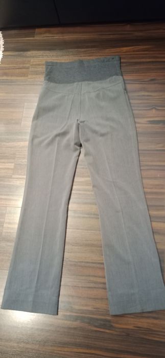 Spodnie ciążowe eleganckie na kant. Rozm.s