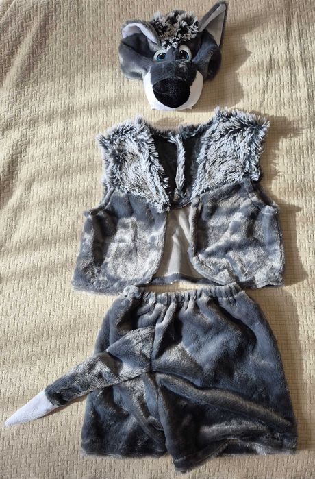 Карнавальний костюм Вовка для хлопчика 3–6 років