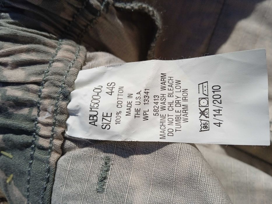 Spodnie wojskowe taktyczne US Army ABU 44S