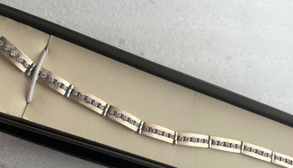 Браслет золото/срібло