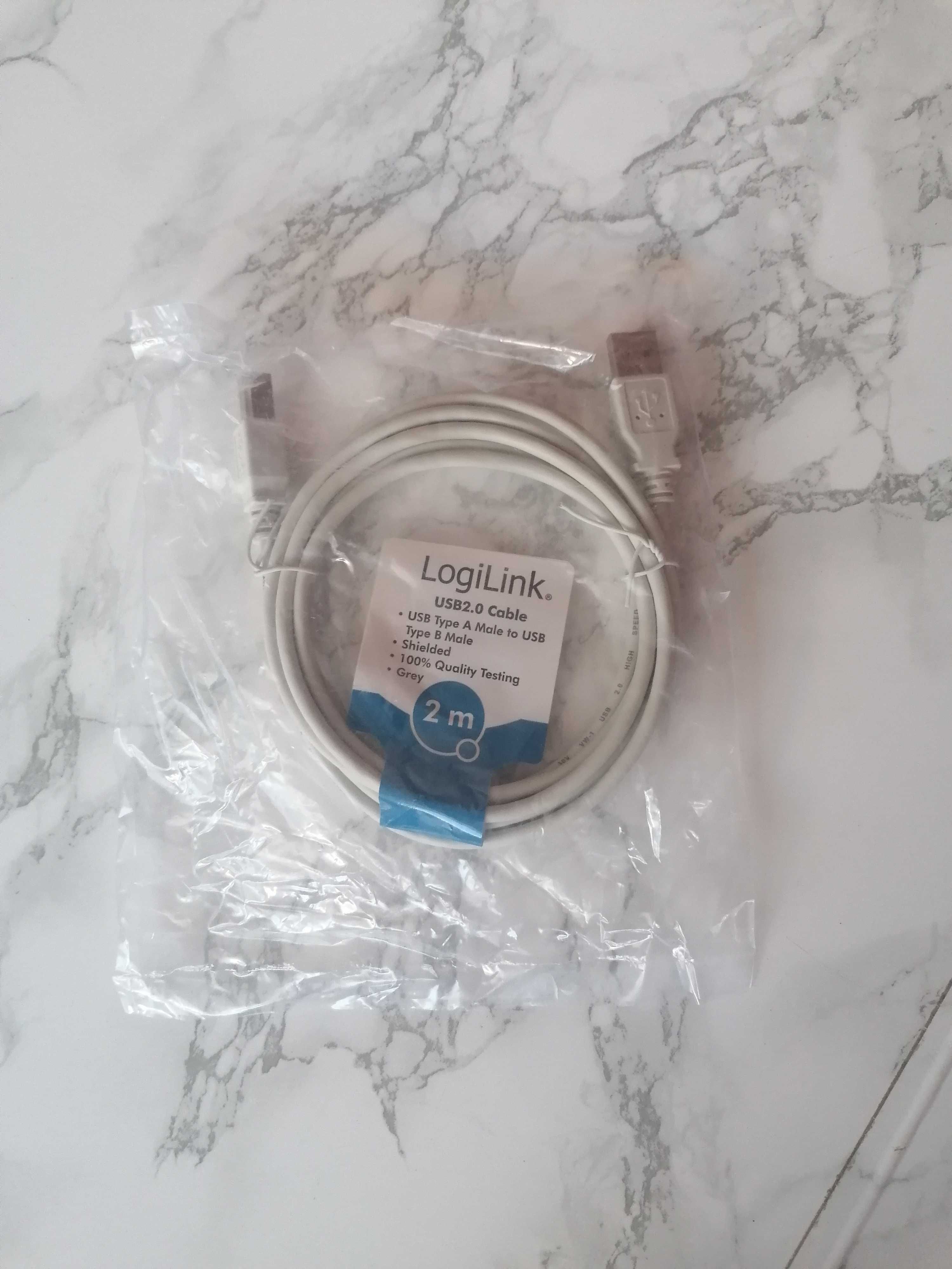 Kabel LogiLink USB A/ USB B 2.0