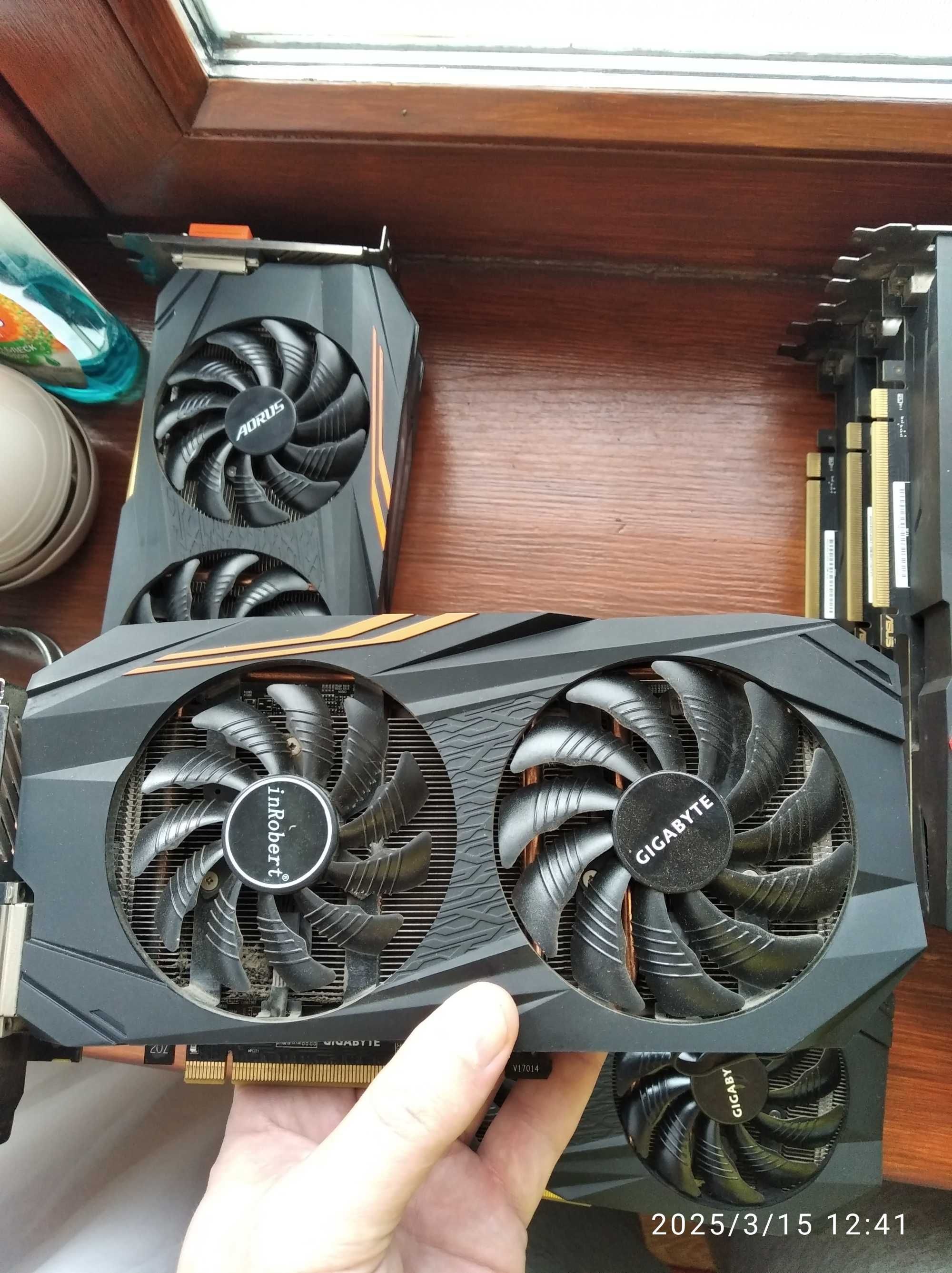 Видеокарта Gigabyte RX 570 4gb 256 bit, в наличии 4 штуки
