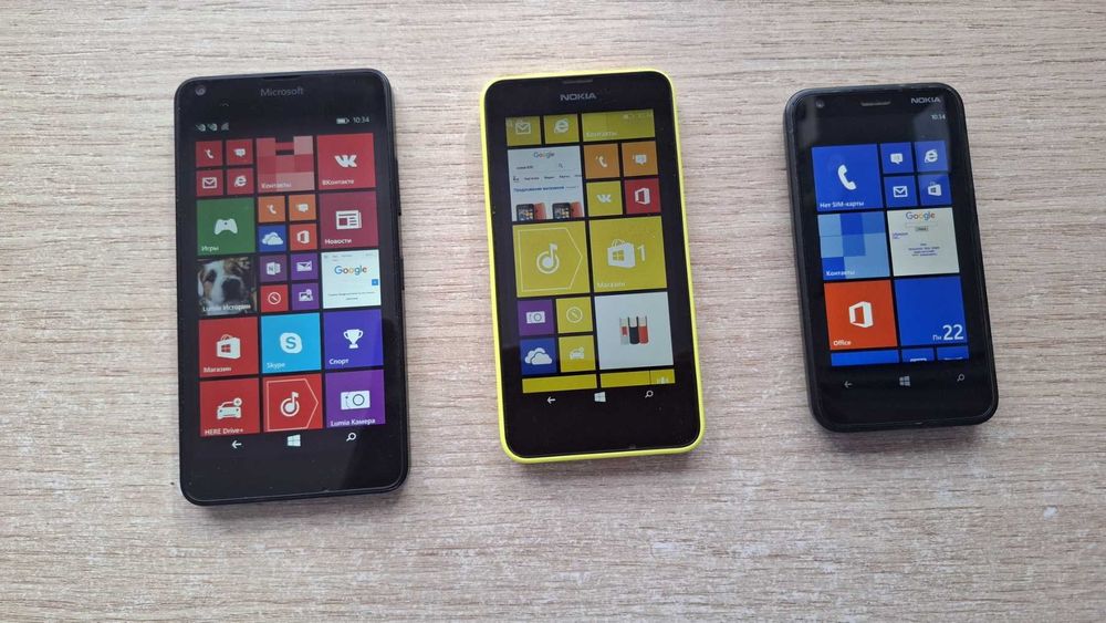 Смартфоны Microsoft Lumia 640/630/620 на две симки