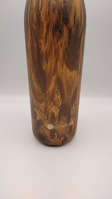 Garrafa térmica inox 750 inox wood Les artistes