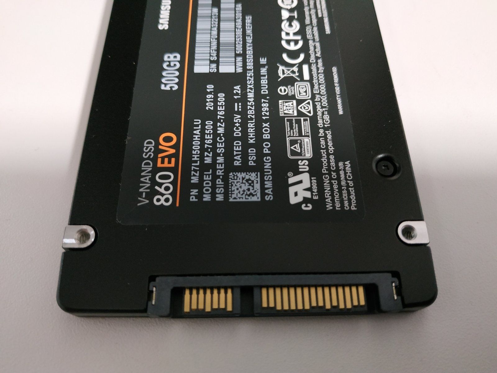 SSD накопичувач SAMSUNG 860 EVO 500GB 2,5"