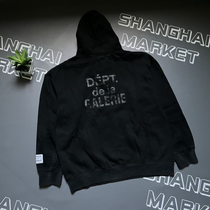 Зіп худі LANVIN x Gallery Dept, чорний колір
