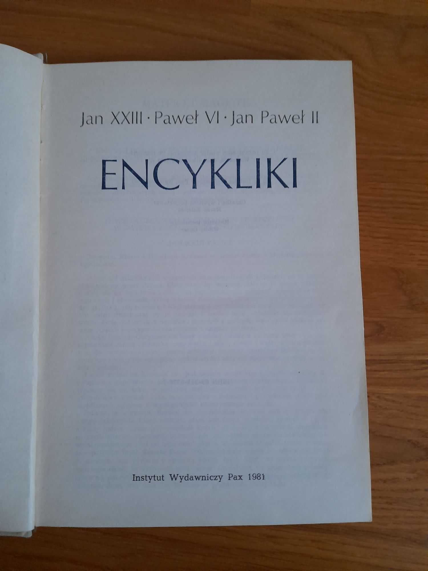 Książka encykliki Jana Pawła II, Karol Wojtyła, encykliki,  papierz