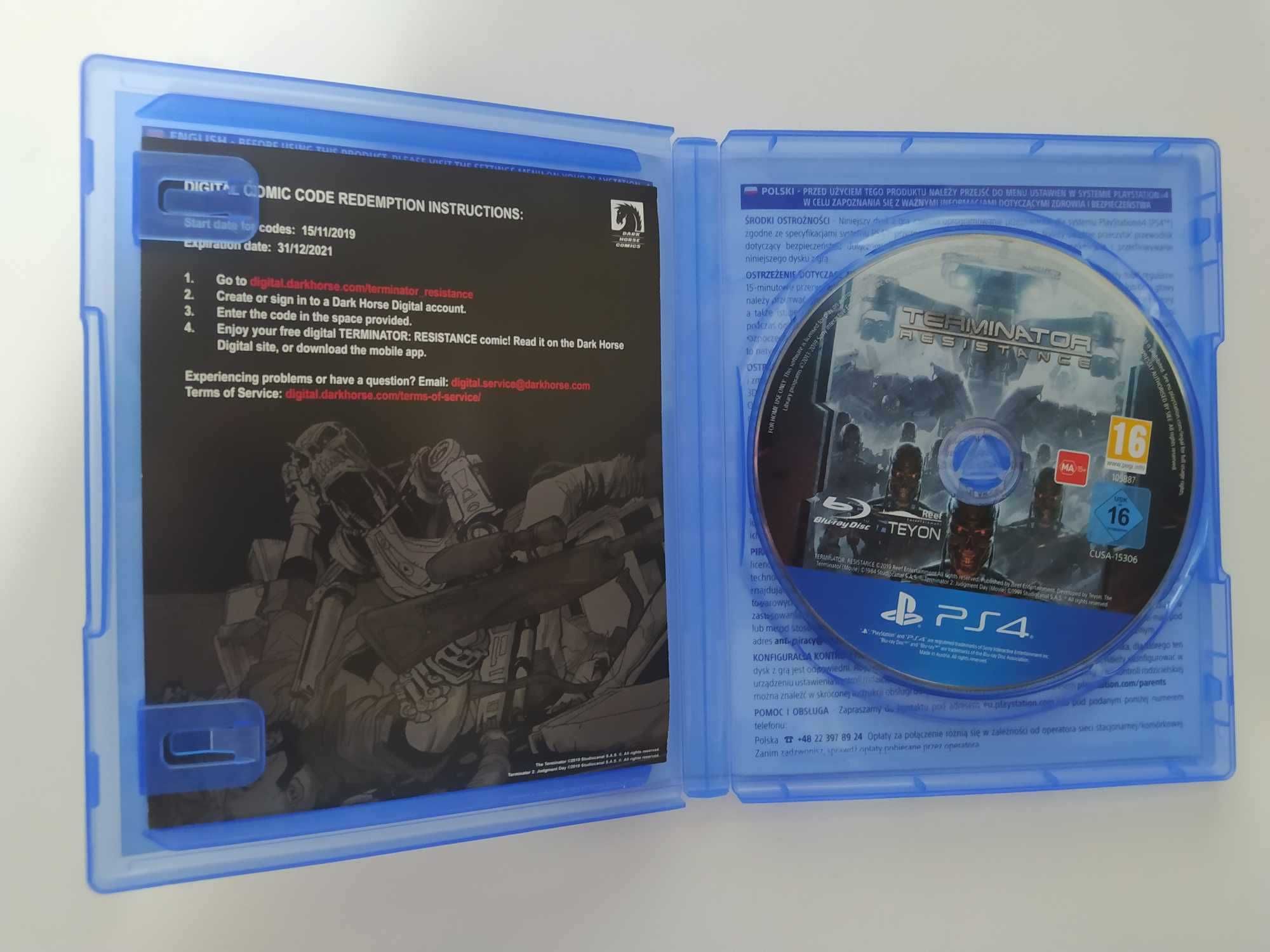 Terminator: Resistance PS4 Polskie napisy w grze ps4 i ps5