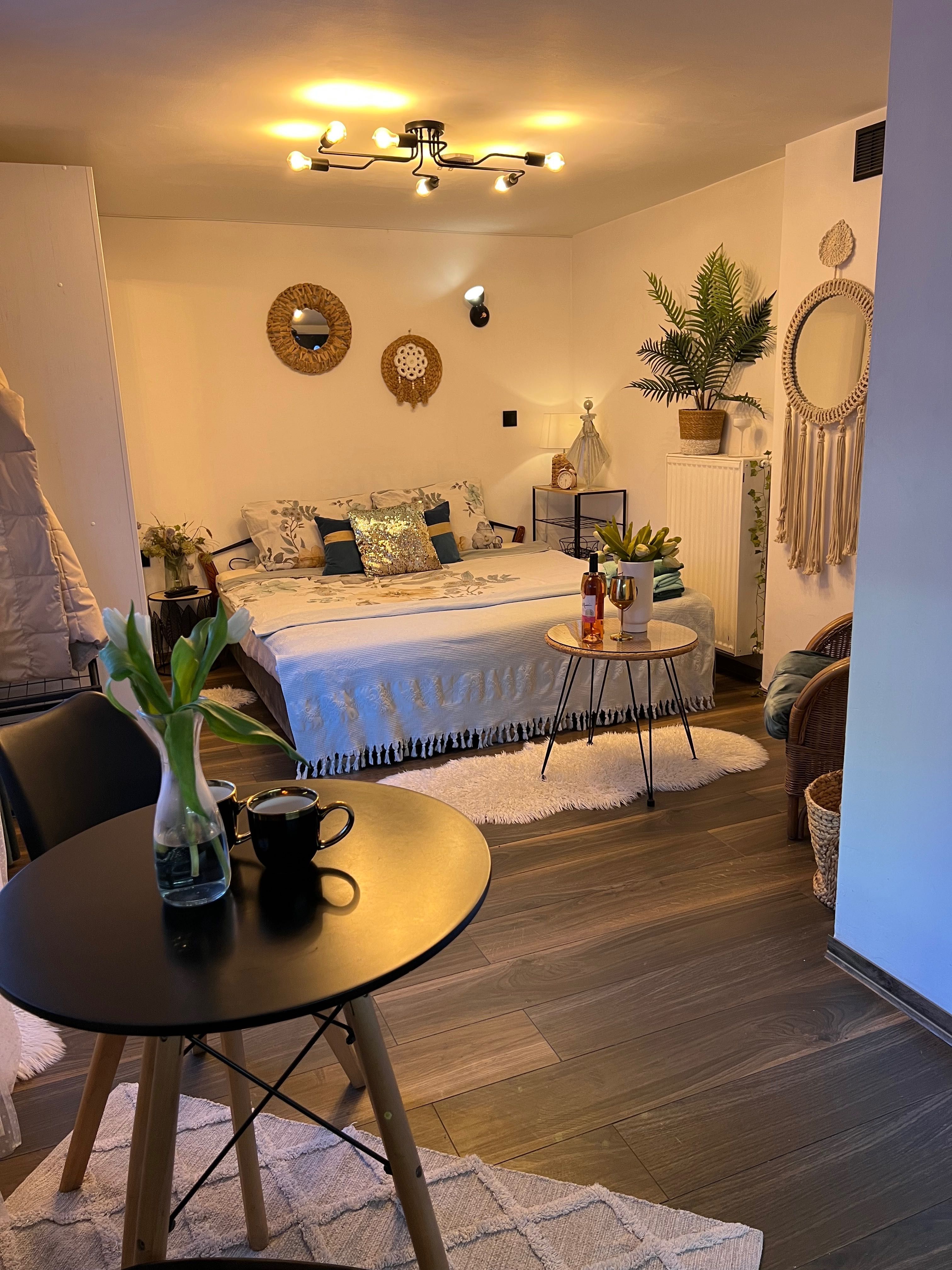 Apartament dwuosobowy „Boho "przy plaży Skarbek