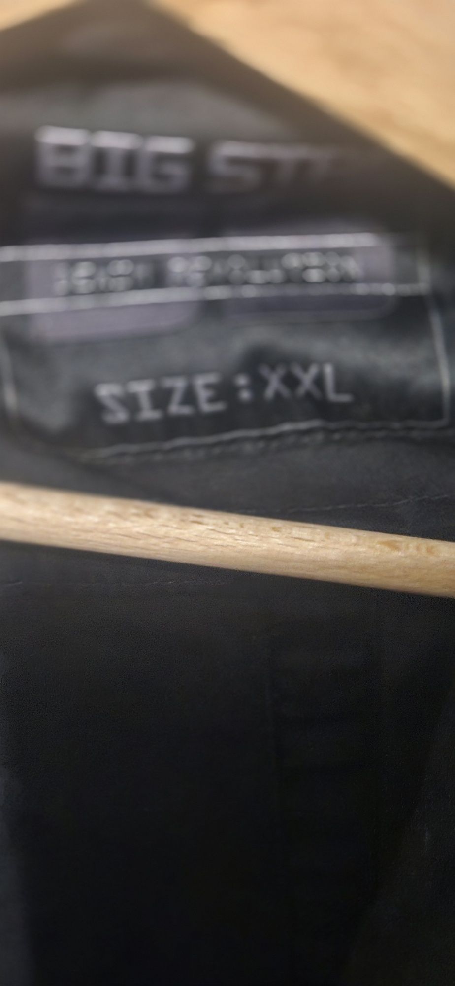 Płaszczyk męski czarny NOWY Big Star rozm XXL