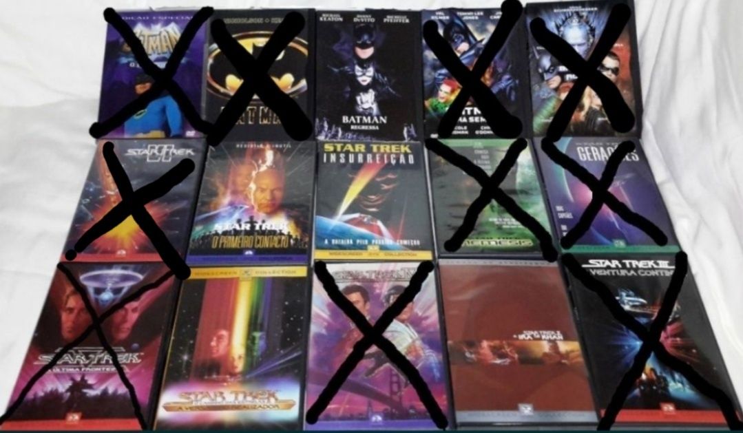 Star Trek Batman Exterminador Implacável Edição Caixa Metal DVD Vários