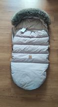 Nowy śpiworek zimowy z futrem Beige Lanila Velvet L/XL (1-3 lat)