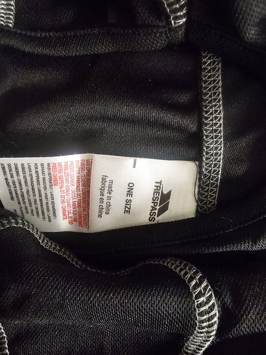 Чоловіча балаклава trespass чорна черная мужская захисна шапка