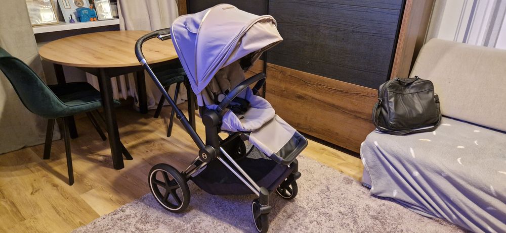 Cybex priam 3.0 Soho Grey stelaż Chrome wózek spacerówka