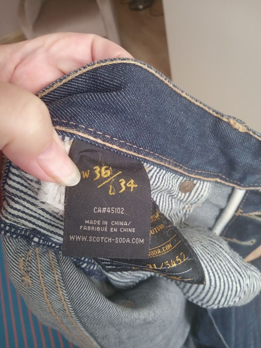 Jeansy męskie XXL Scotch &Soda