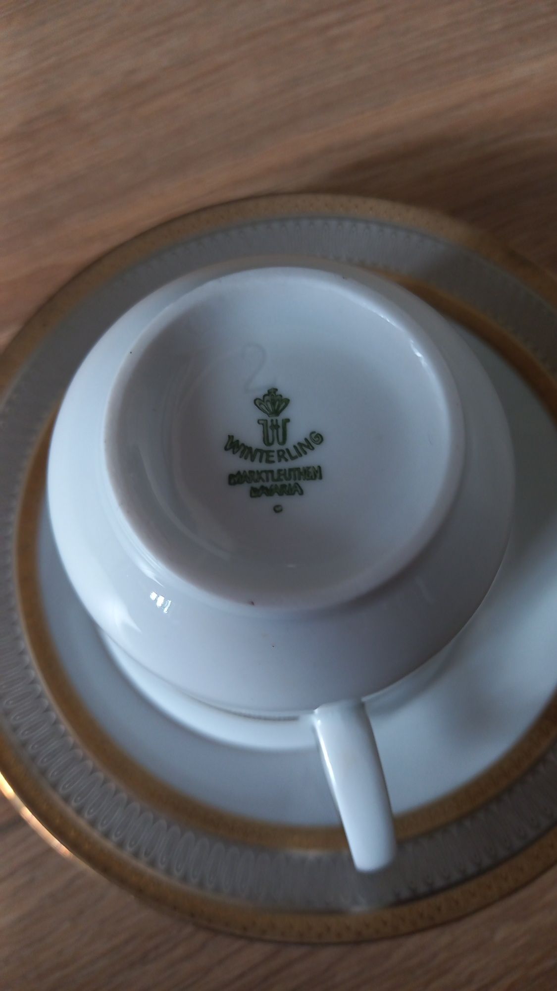 Niemiecki serwis porcelana