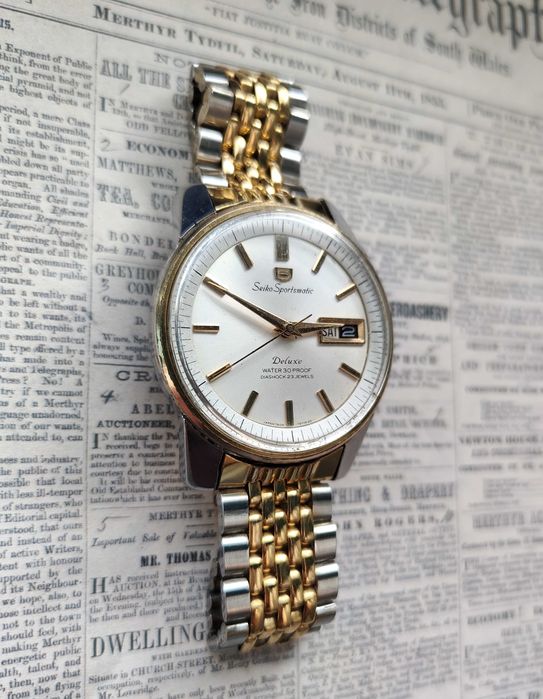 Seiko 5 SportsMatic Deluxe 7606 65r zegarek DX