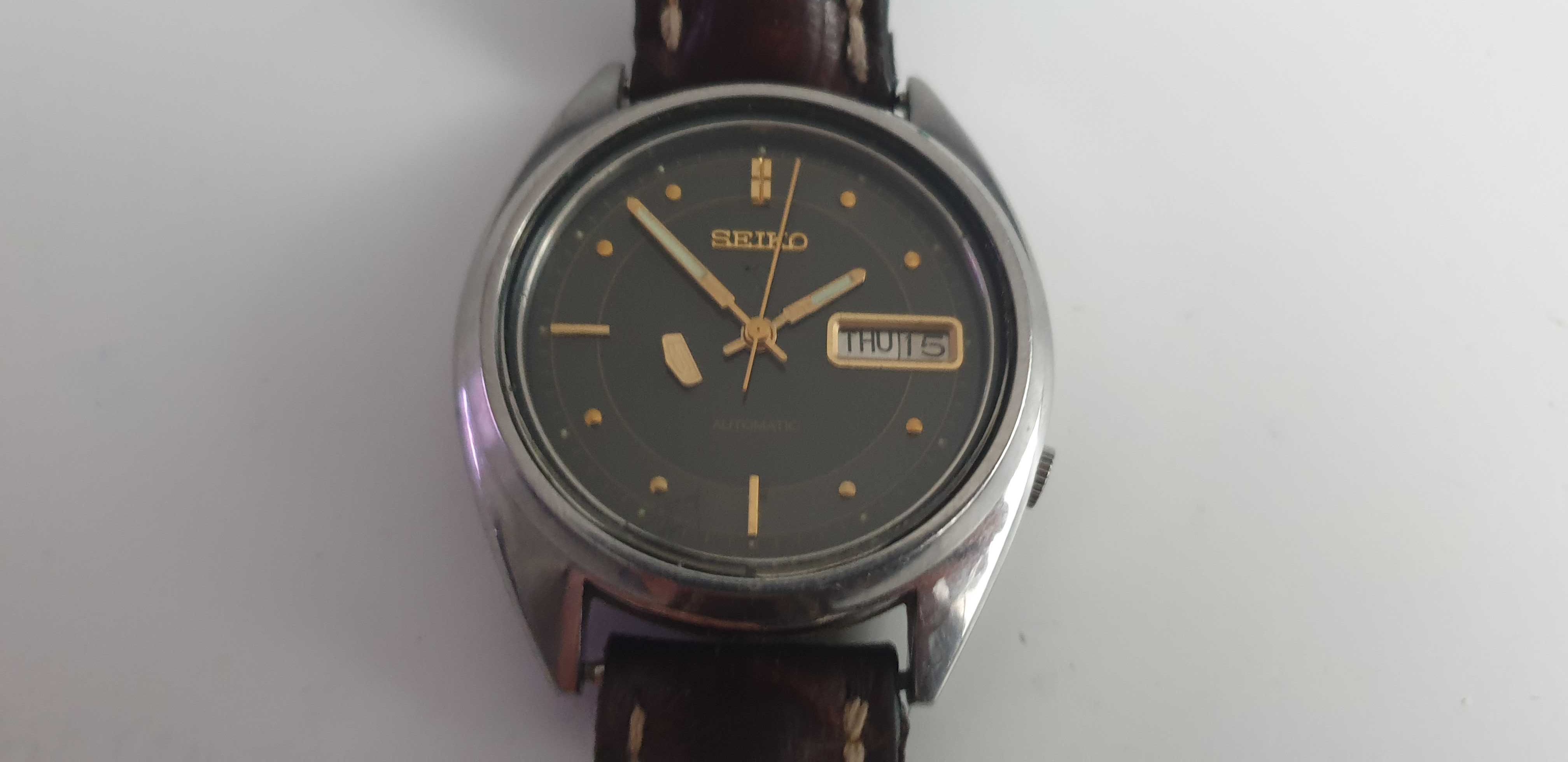 Starocie z Gdyni - Zegarek męski SEIKO 5 automatic na chodzie