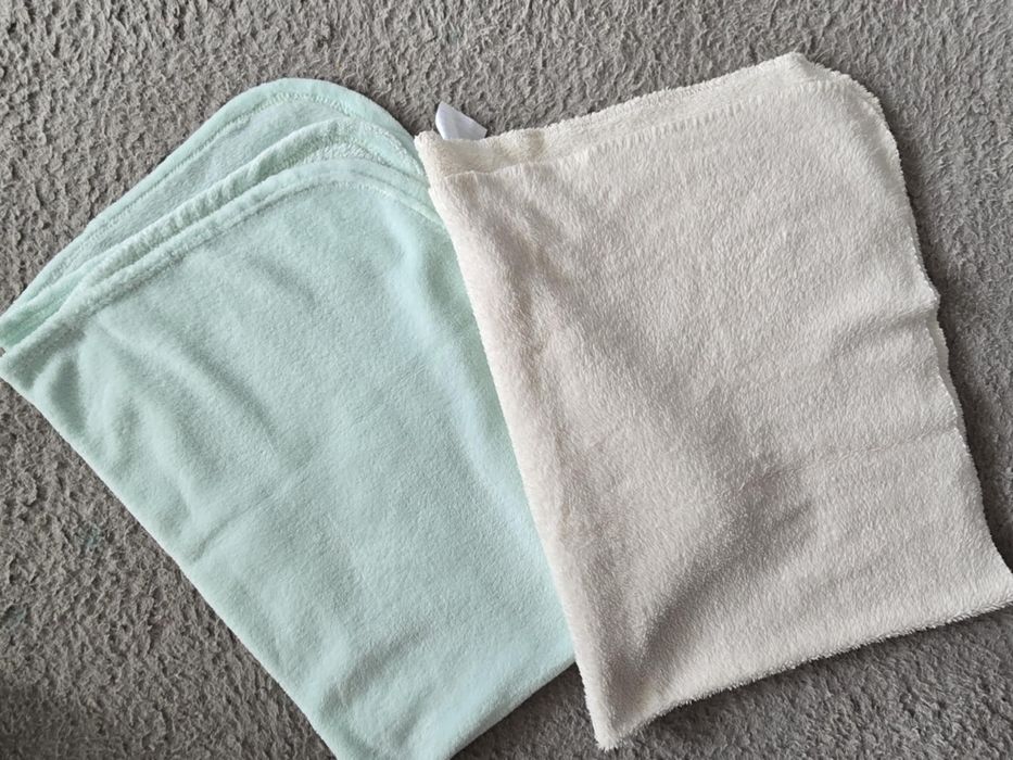 Kocyki niemowlęce z kapturem pluszowe miękkie