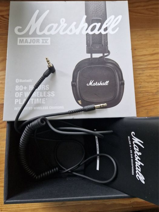 Słuchawki Marshall Major IV Bluetooth Czarny Bezprzewodowe