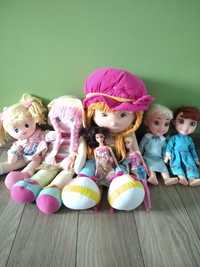 Lalki - Ania i Elza, barbie color reveal, lalki szmaciane