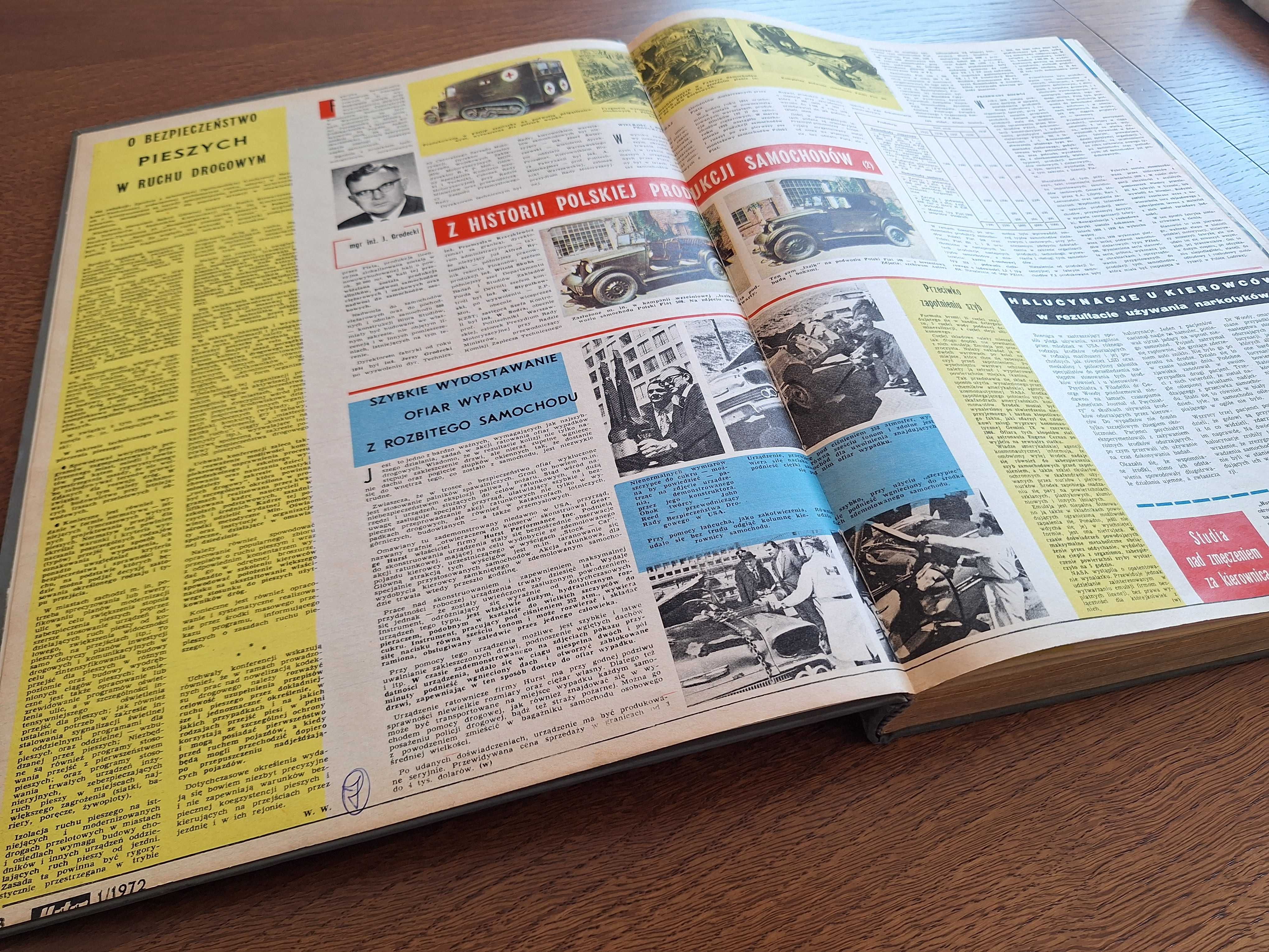 Czasopisma Motor - cały rocznik 1972