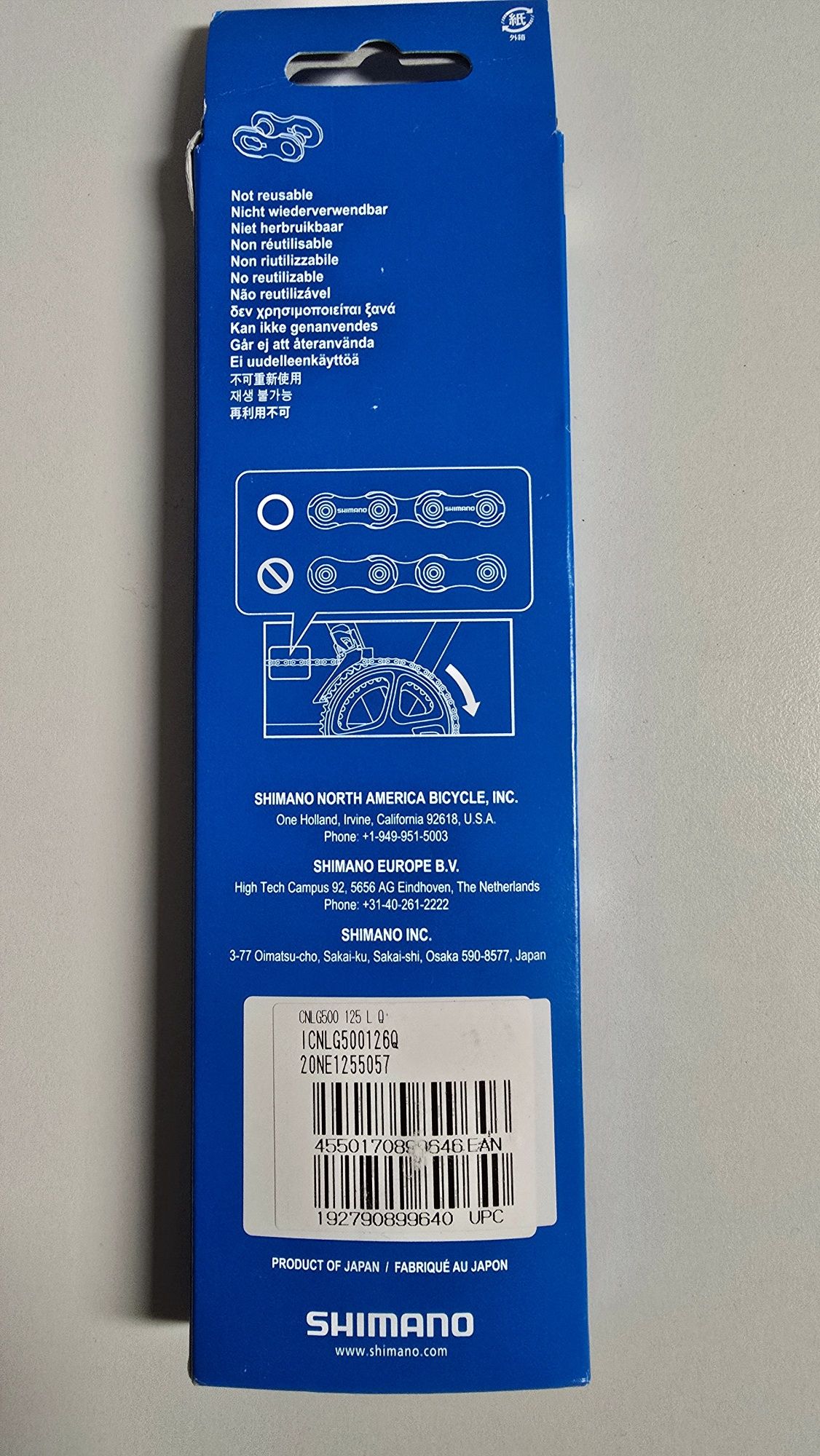 Corrente shimano para bicicleta