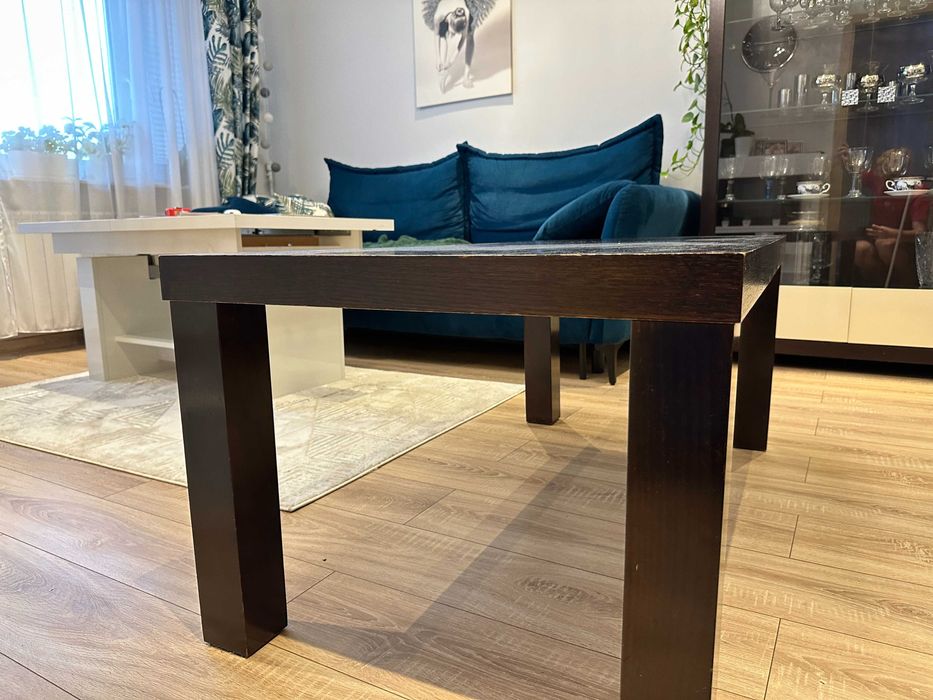 Oddam Gratis! Ciemny brąz, stolik kawowy