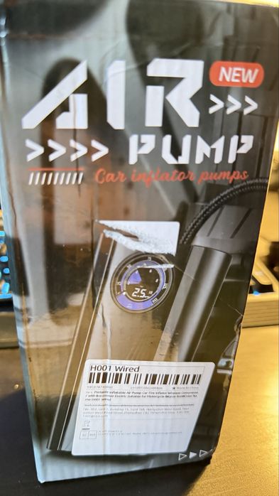 Air Pump - bomba para encher pneus ligacao ao isqueiro