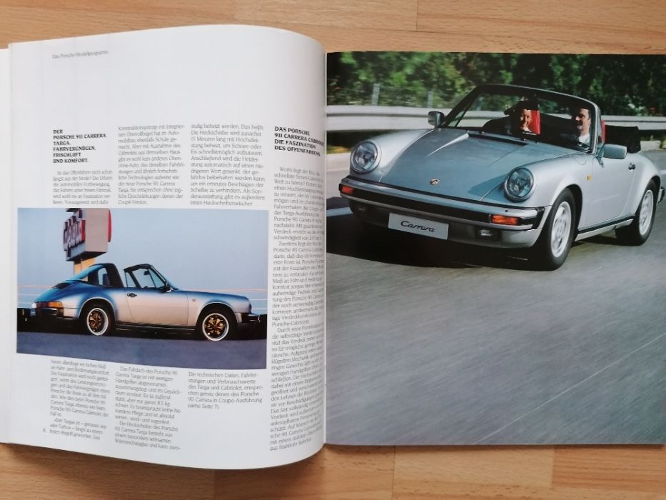 Prospekt Porsche 911-Targa,cabriolet,Turbo,924,944,928S -RAR-