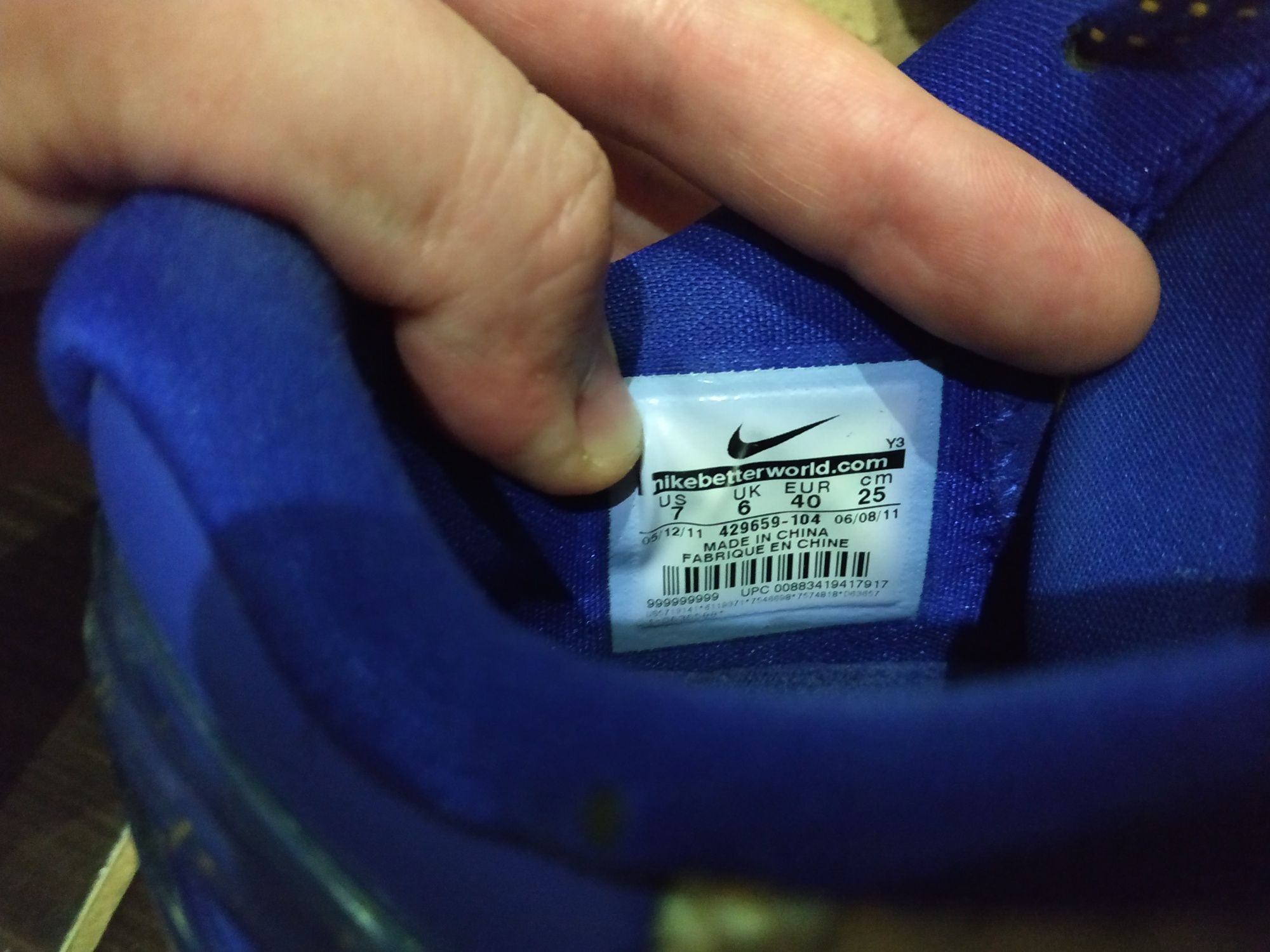 Мужские баскетбольные кроссовки Nike Zoom Kobe 6 vi Lakers Home Orig