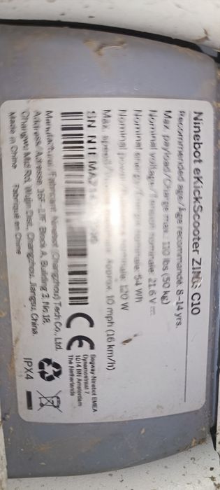 Hulajnoga Seagway Ninebot Zing C10