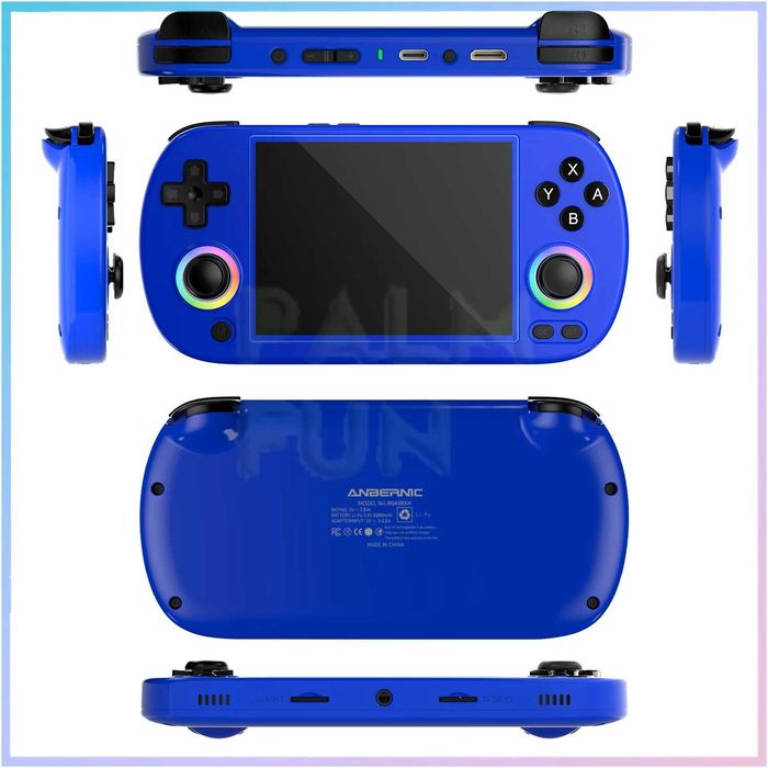 konsola Anbernic RG40XX H , dodatkowa karta 128 GB z grami + pokrowiec