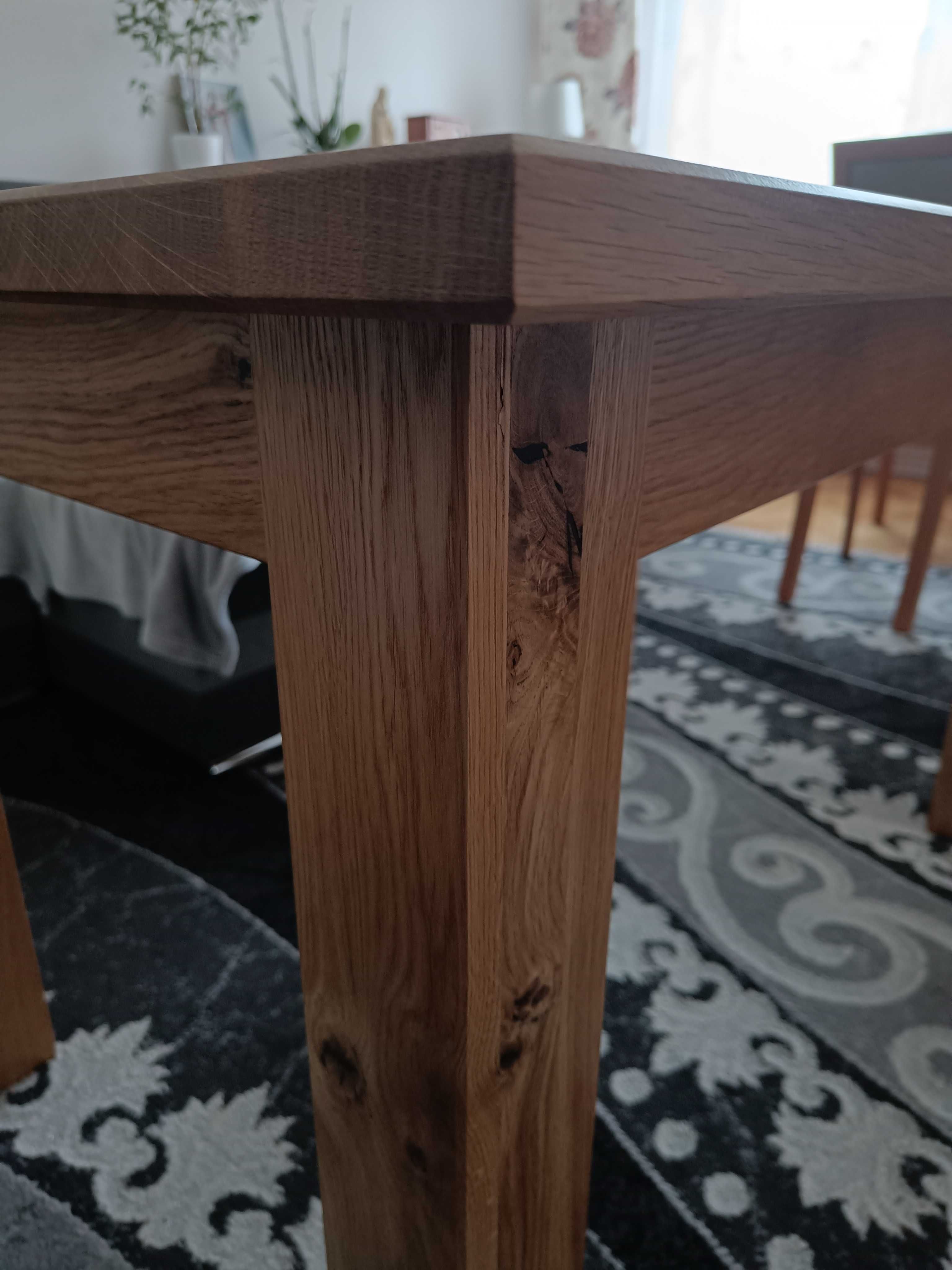 NOWY stół dębowy rustykalny