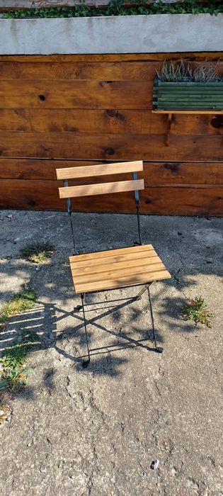 Składane krzesło balkonowe Ikea Tarno