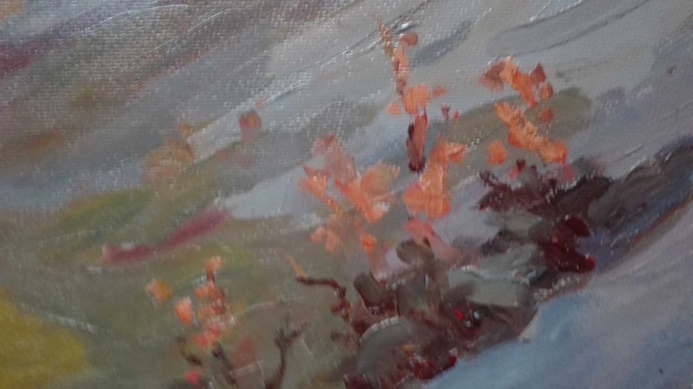 Осенние Карпаты в 1943г. Художник Георгий Кононов (1896гр.)