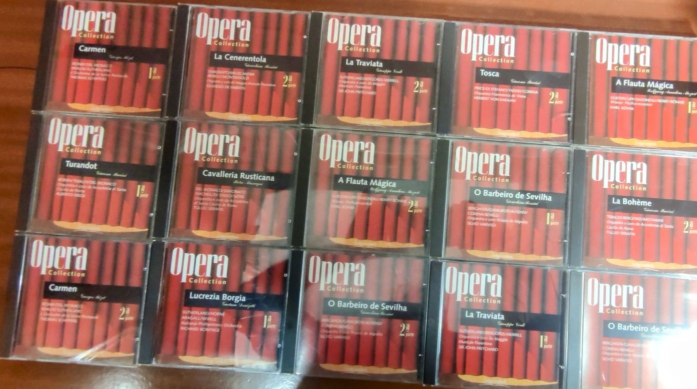 Grande Lote CD - Opera Collection", Orbis Fabbri - 61 unidades