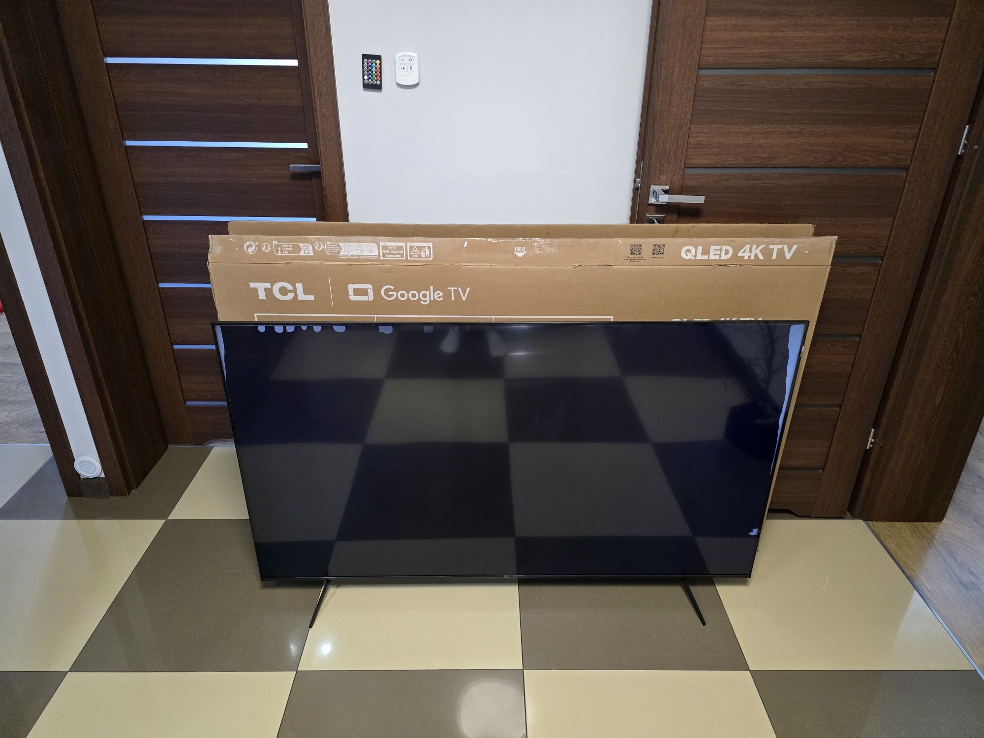 NOWY TELEWIZOR TCL 65cali QLED uszkodzona matryca