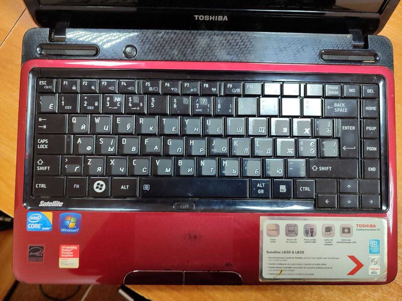 Розборка Toshiba satellite L635-128 (PSK04E-04G0IDEP)